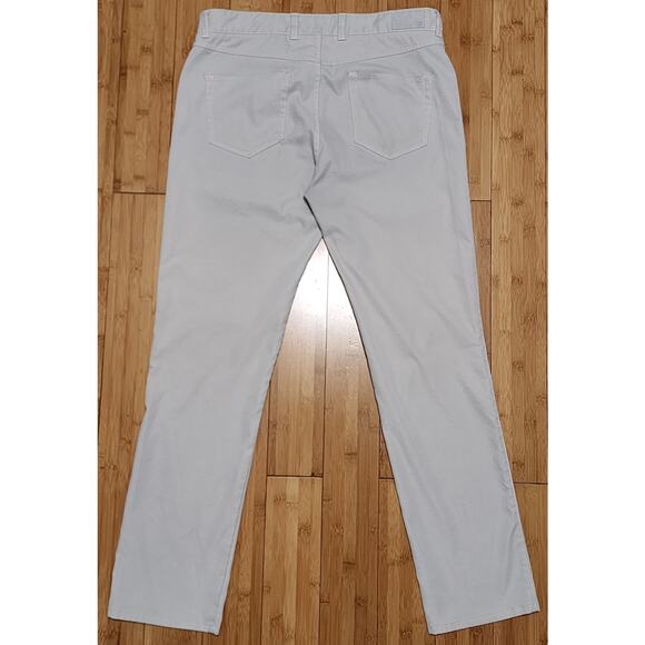 Peter Millar Crown Sport 5 Pocket eb66 Performance Golf Pants Stone Beige 35x32 - Picture 8 of 8